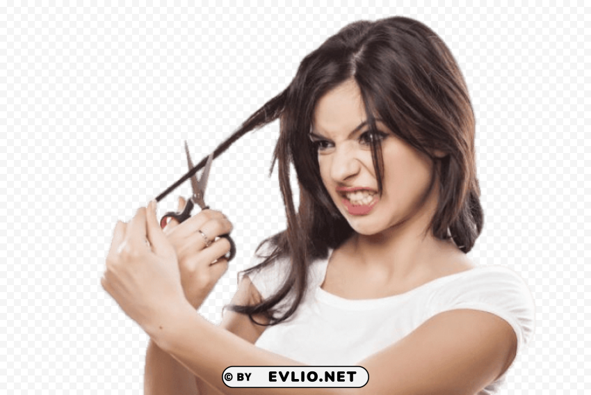 Hair Cutting Angry Transparent PNG Stock Photos