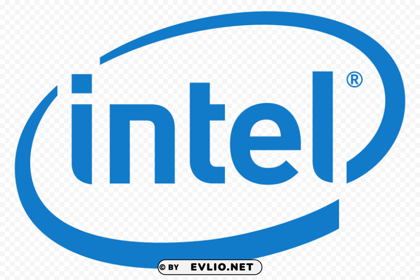 intel logo HighQuality Transparent PNG Isolated Graphic Element