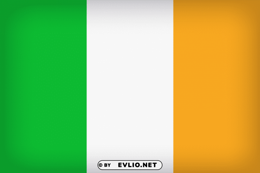 ireland large flag Isolated PNG Object with Clear Background