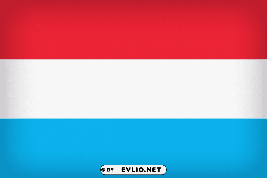 luxembourg large flag PNG file with alpha