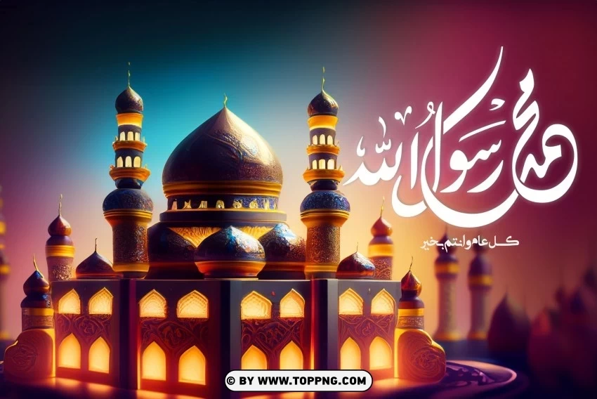 Maulid Nabi HD Background Free PNG Images With Alpha Channel