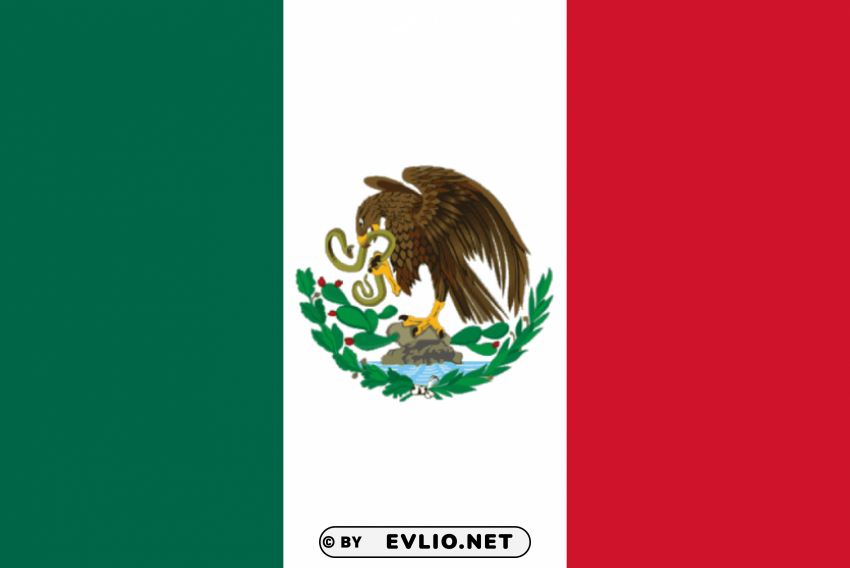 mexico flag PNG Image with Isolated Graphic