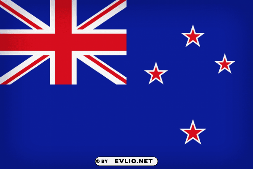 new zealand large flag PNG Image with Transparent Background Isolation