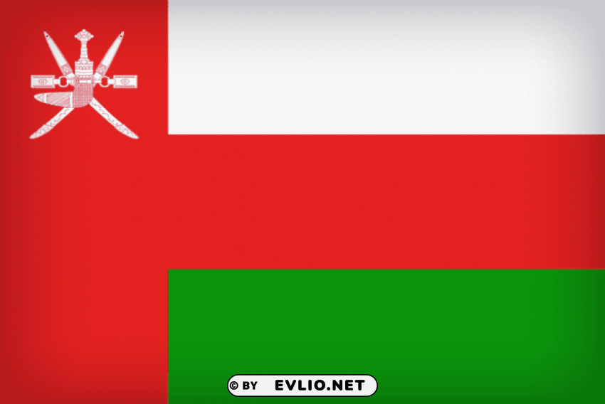 oman large flag PNG with no cost