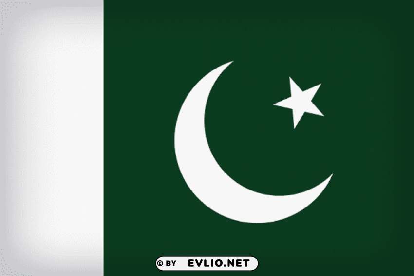 pakistan large flag PNG isolated