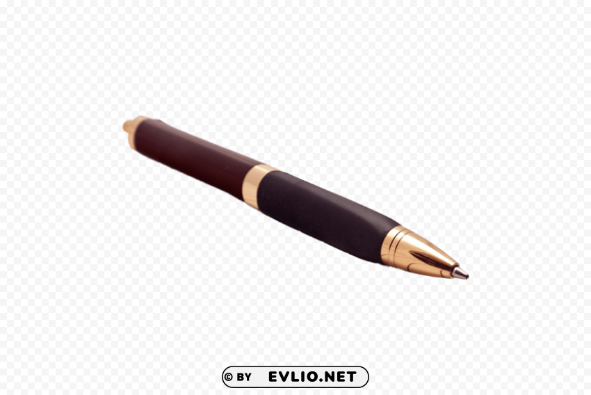 pencil brown golden Isolated Graphic on Clear Transparent PNG