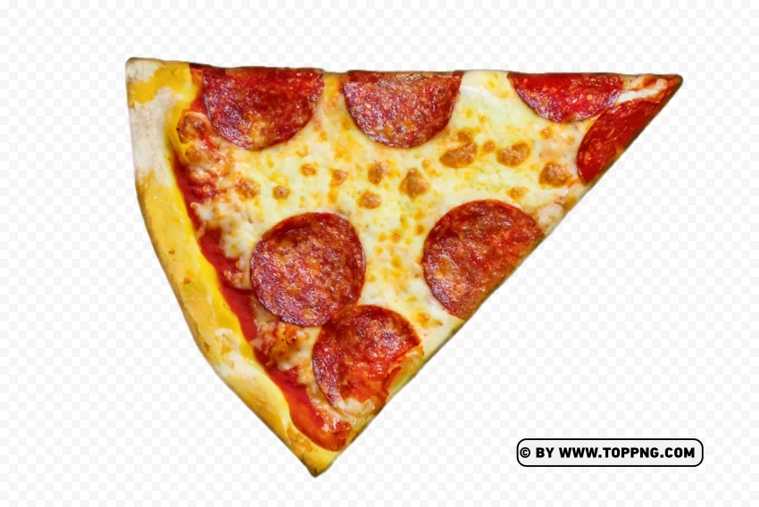 Pepperoni Pizza Slice Background PNG Image with Clear Isolation