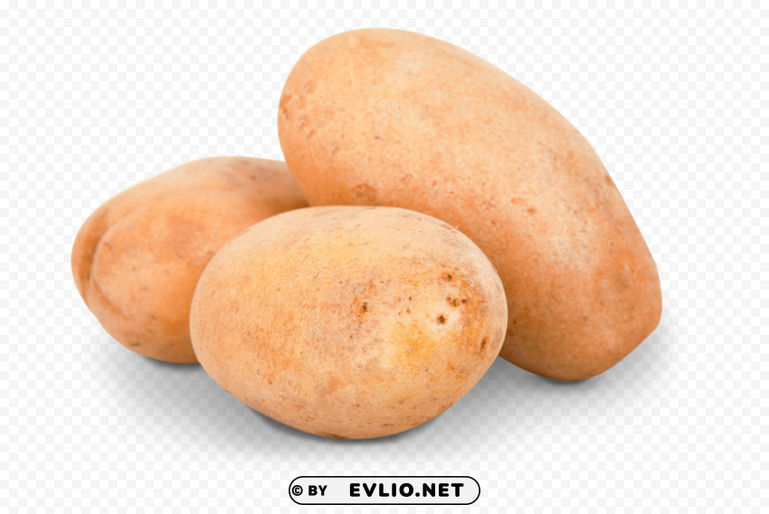 potato Clear Background Isolation in PNG Format