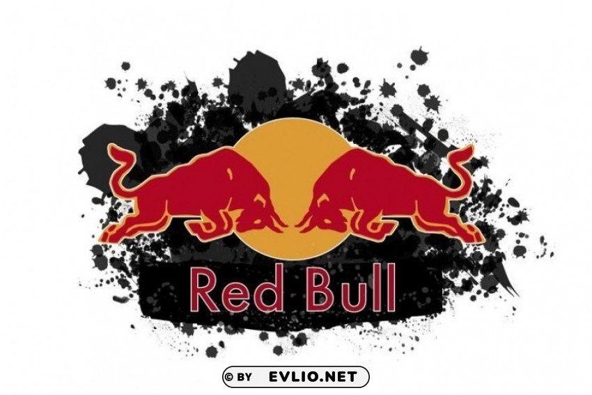 red bull PNG with clear overlay