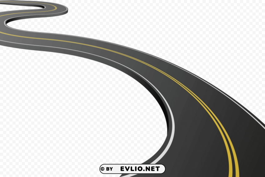 road high way PNG transparent graphics bundle