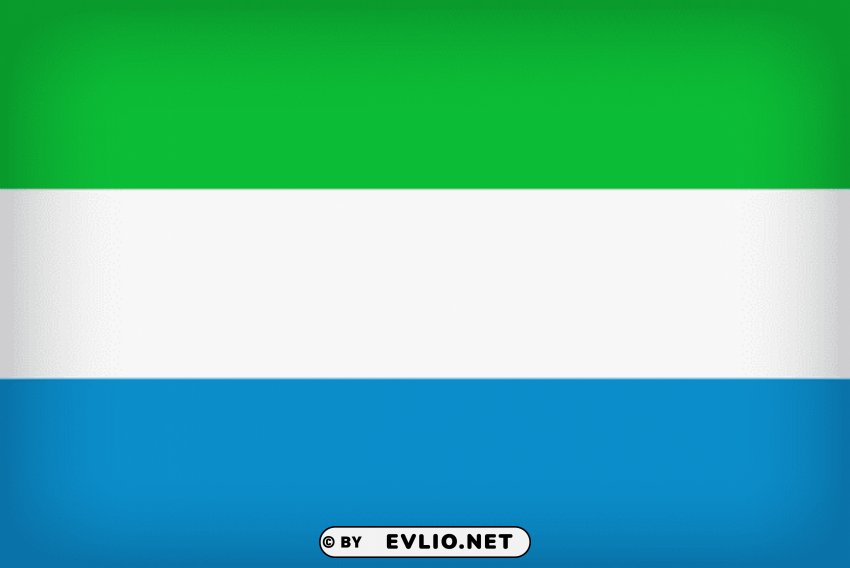 sierra leone large flag PNG with no background for free