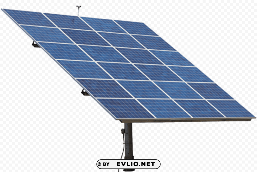 Solar Power Plant Isolated Item On Transparent PNG Format