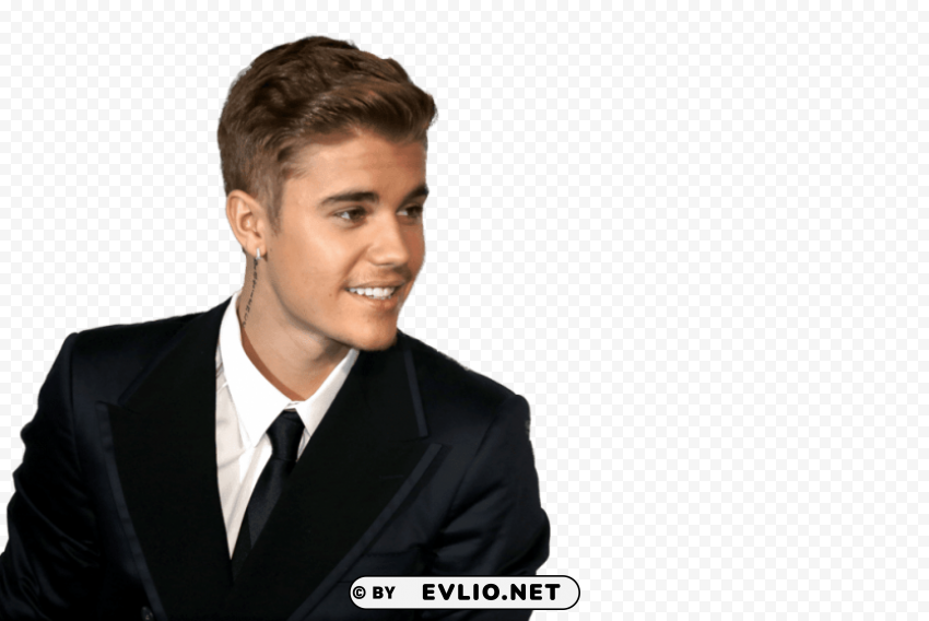 suit justin bieber Clear Background Isolated PNG Graphic