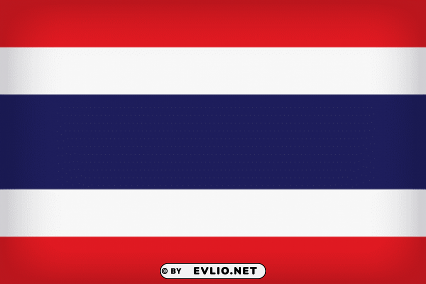 thailand large flag PNG transparent design bundle