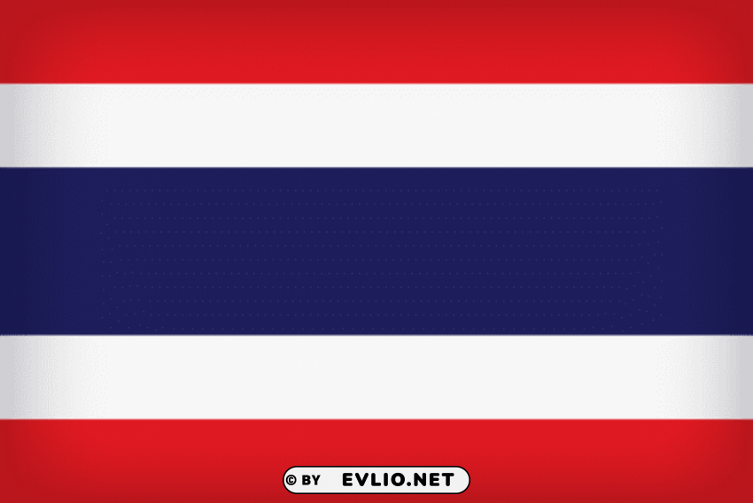 Thailand Large Flag PNG Transparent Design Bundle