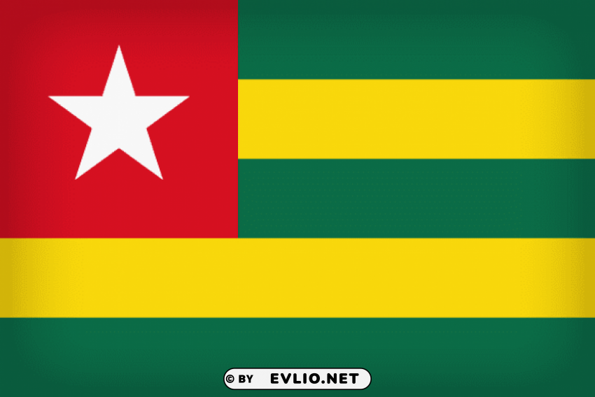 togo large flag Free PNG images with alpha channel