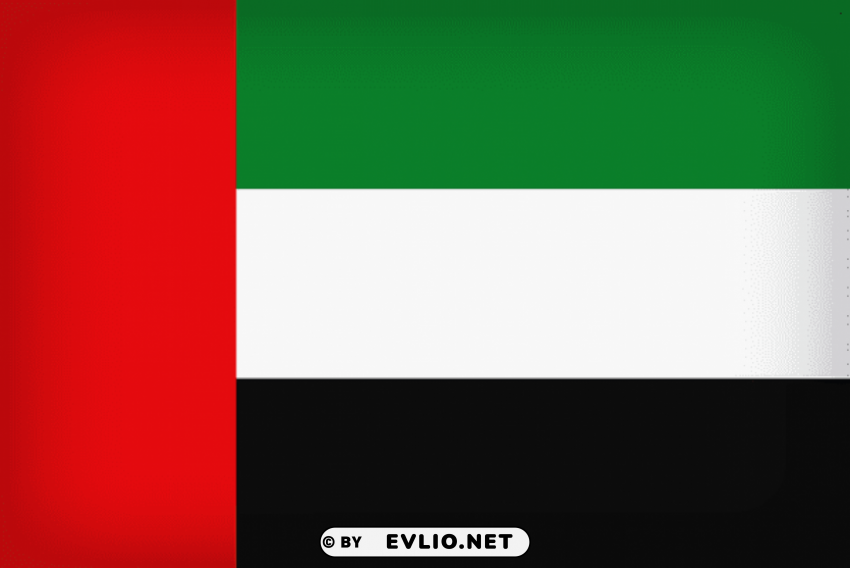 united arab emirates large flag PNG images with clear alpha layer