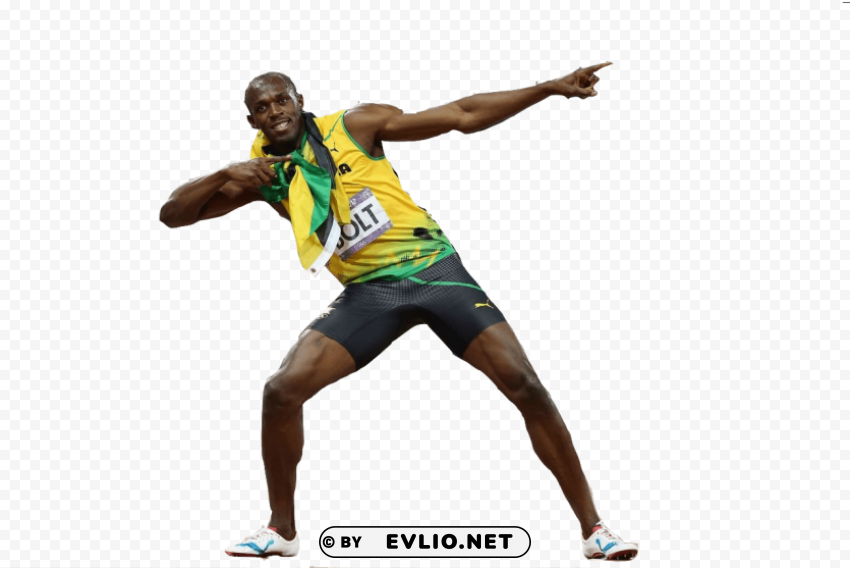 PNG image of usain bolt sideview Background-less PNGs with a clear background - Image ID f62118dc