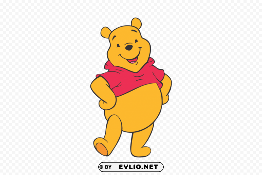 winnie the pooh PNG Graphic with Clear Isolation