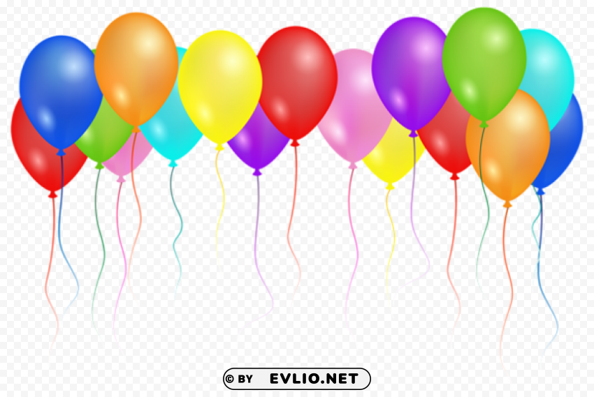 balloons transparent PNG images with alpha transparency bulk