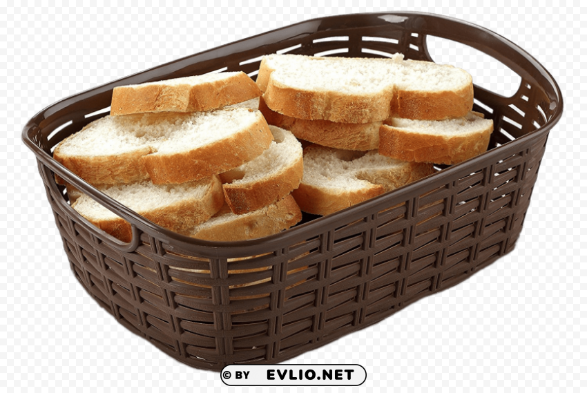 Transparent Background PNG of Bread Basket - Clear Background Bread Display - Image ID 0fa04727 Transparent PNG Isolated Element with Clarity - Image ID 0fa04727