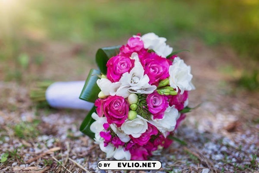 rose wedding bouquet PNG transparent images for social media