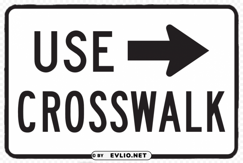 Use Crosswalk Sign Transparent PNG Graphics Assortment