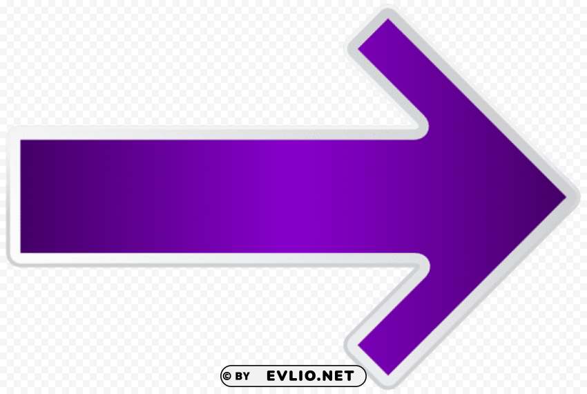arrow purple right Isolated Object with Transparent Background in PNG