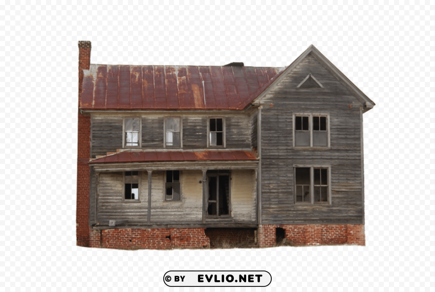 Old Left House HighResolution Transparent PNG Isolated Item