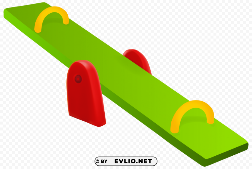 seesaw Isolated Element on Transparent PNG