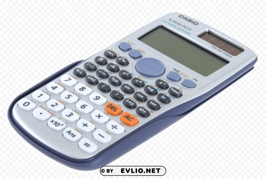 Engineering Scientific Calculator PNG Illustration Isolated on Transparent Backdrop