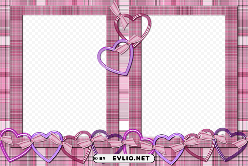 heart frame PNG images transparent pack