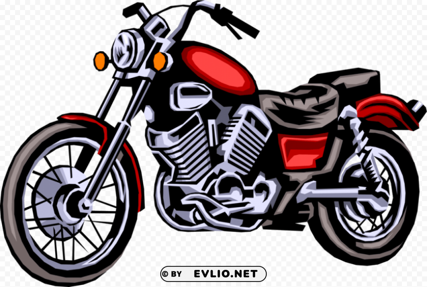 motor bike PNG with clear background set