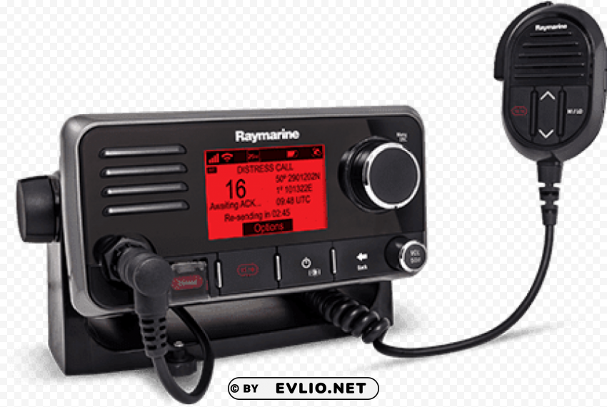 Clear raymarine vhf radio Isolated Graphic on HighQuality PNG PNG Image Background ID d3a62146