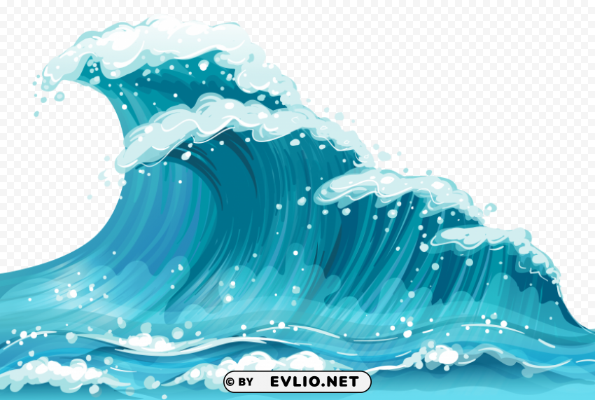 sea Transparent PNG Illustration with Isolation