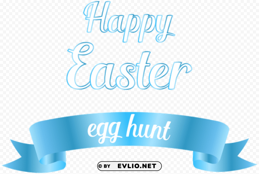 happy easter egg hunt PNG with clear background set