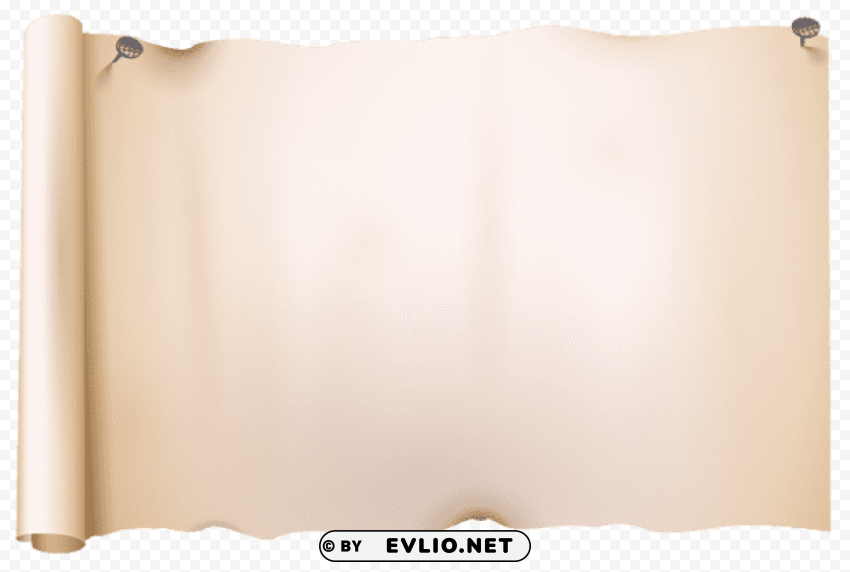old scroll paper Isolated Item with Transparent Background PNG