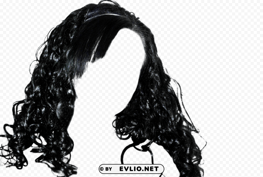 Transparent background PNG image of women hair PNG Image with Clear Isolation - Image ID 23a1161c