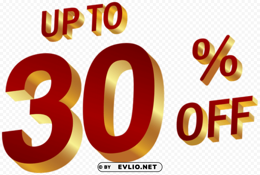 30 percent discount PNG images with alpha channel selection