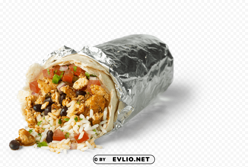 burrito Isolated PNG Element with Clear Transparency