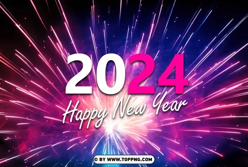 Captivating New Year Fireworks Display in HD PNG images free download transparent background
