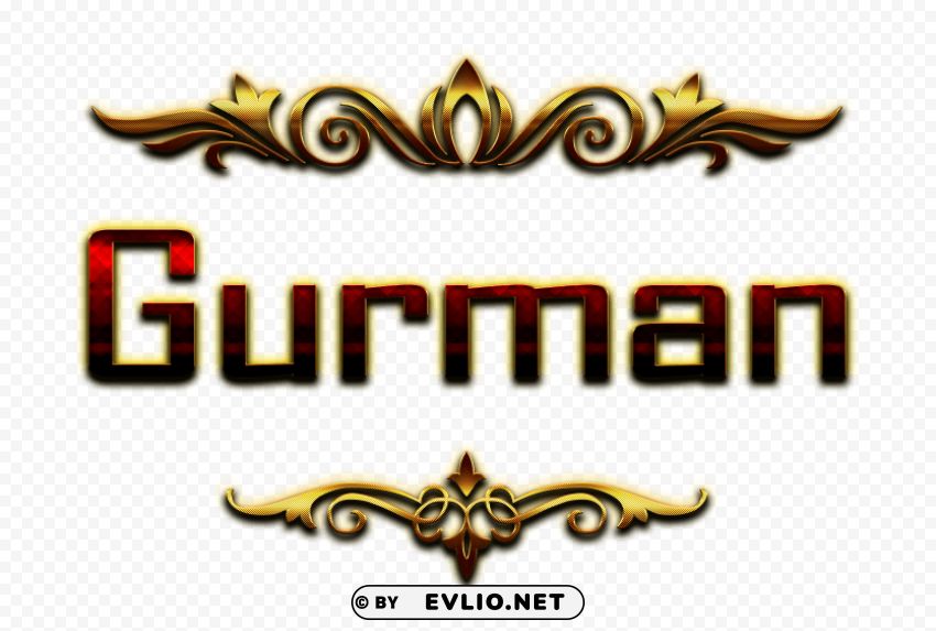 gurman decorative name Free download PNG with alpha channel