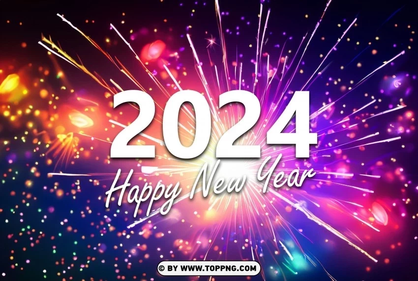 Start 2024 Premium 4K Fireworks and Bokeh Wallpaper - Image ID f38f9742