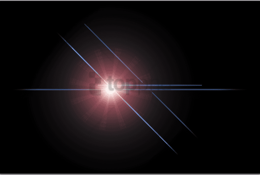 white lens flare Isolated Character in Clear Background PNG