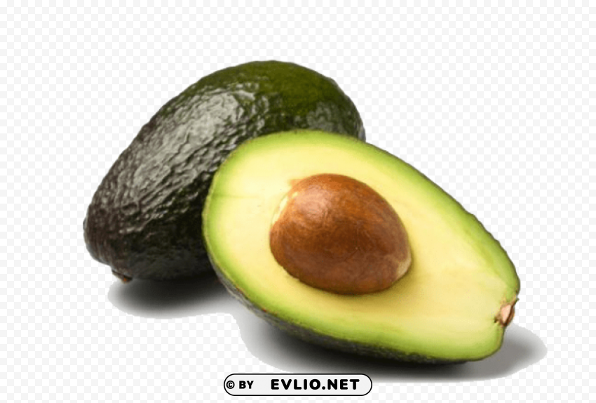 avocado Isolated Object with Transparency in PNG