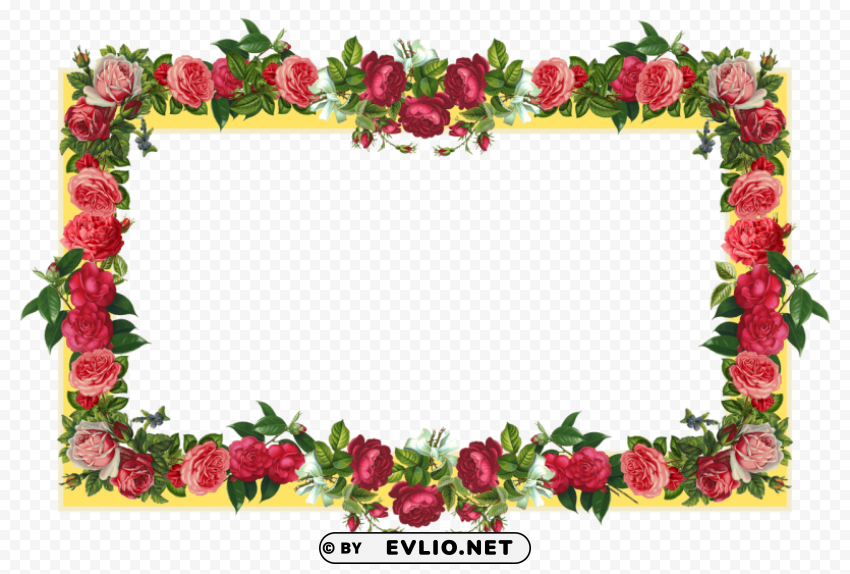flowers borders s Isolated Subject in Clear Transparent PNG