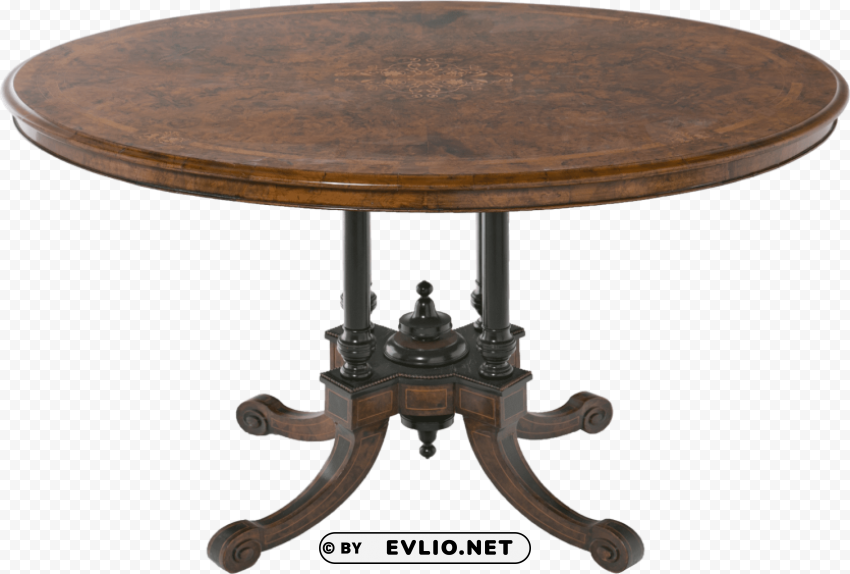 Table PNG Isolated Object With Clear Transparency