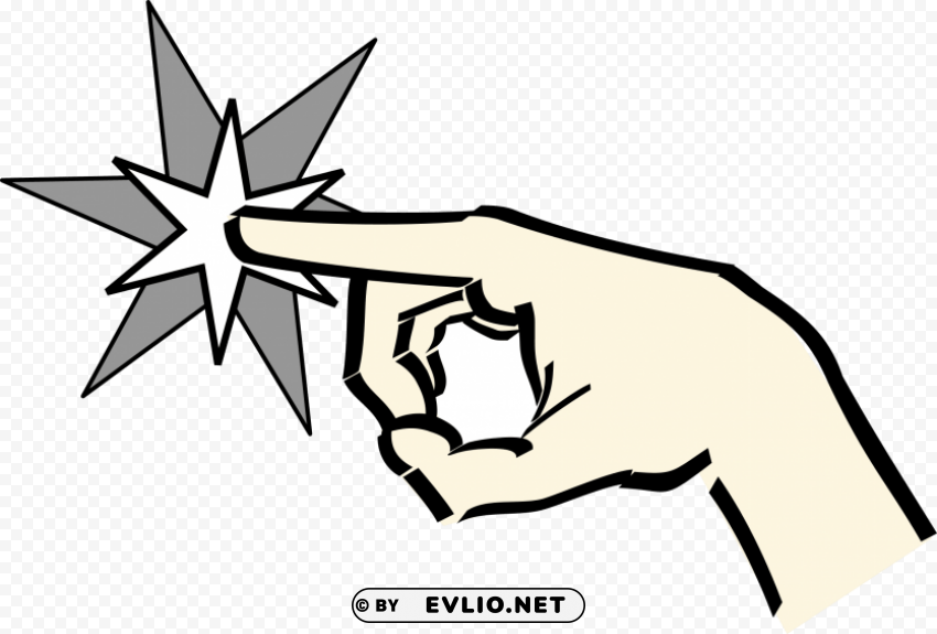 pointing hand ClearCut Background PNG Isolated Item