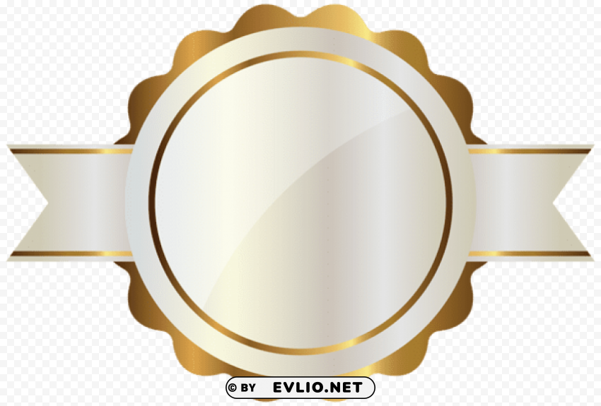 white label with gold ClearCut Background PNG Isolated Subject