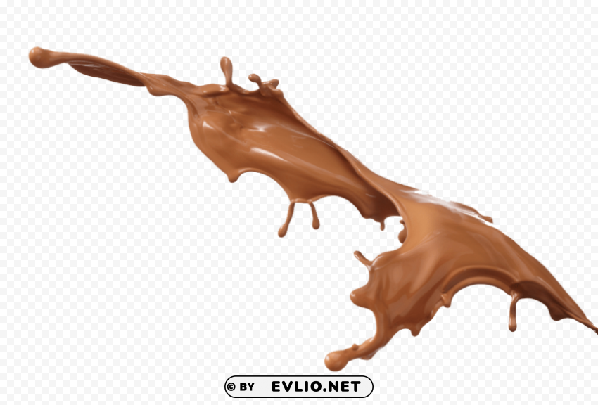 chocolate splash PNG files with clear background